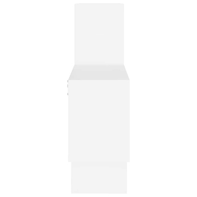 Półka ścienna samochód, biała, 82x15x51 cm