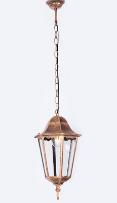 Lampa ogrodowa wisząca K-5006H CZARNY/ZŁOTY z serii LOZANA