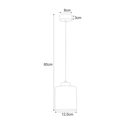 Lampa wisząca K-5525 z serii LUNA