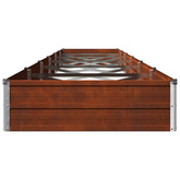 Podniesione Łóżko Ogrodowe Rdzawy 480 x 80 x 24 cm tektura