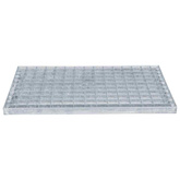 Ruszt srebrny 50 x 35 x 2 cm Stal ocynkowana na gorąco