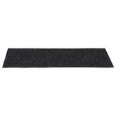 Maty na schody samoprzylepne 15 szt. 60x25 cm ciemnoszare prostokątne