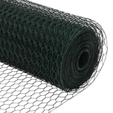 Ogrodzenie heksagonalne 0,5 x 50 m PVC zielony
