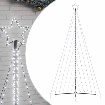 Choinka LED 570 LED Zimna biel 399 cm