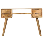 vidaXL Biurko z litego drewna mango, 115 x 47 x 76 cm