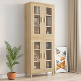 Szafka wisząca, dąb sonoma, 69,5x34x90 cm