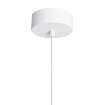 Lampa Wisząca okrągła Biała ?40cm 10W Abruzzo Rotonde