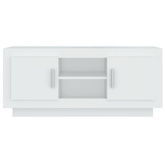 vidaXL Szafka pod TV, biała, 102x35x45 cm, materiał drewnopochodny