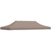 Dach do namiotu imprezowego, 6 x 3 m, taupe, 270 g/m?