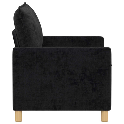 Sofa Czarny 126 x 81 x 87,5 cm Poliester