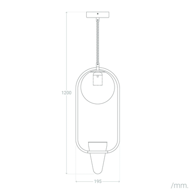 Lampa  Wisząca ZłotaKula Mleczna Abruzzo Umbria E27