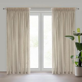 Zasłona Adora jasnobeżowa 140x270