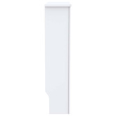 Osłona na kaloryfer, MDF, biała, 78 cm