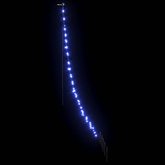 Ledowa Choinka Bożonarodzeniowa z Kolcami do Ziemi 182 cm Metal