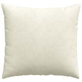 Poduszki na sofę 2 pcs Kremowy 45 x 45 cm Tkanina sztruksowa