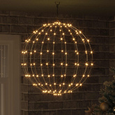 Piłka Ciepła biel 60 x 60 x 62 cm Metal 192 LED