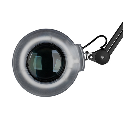 Lampa lupa led S5 + statyw led reg. natężenie światła czarna 128923