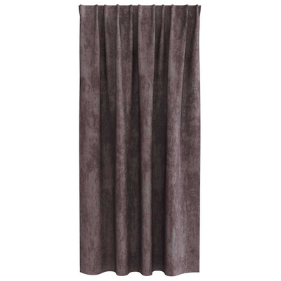 Zasłony z weluru z zasłonami 2 pcs Brązowy 175 x 140 cm Aksamit