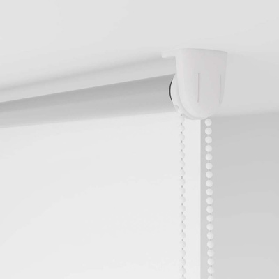 Roleta zaciemniająca biała 45x150 cm Szerokość tkaniny 40,7 cm