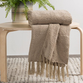 Koc Milo beżowy 130x170