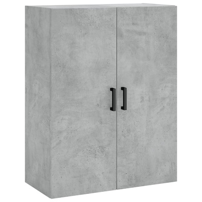 vidaXL Szafka wisząca, szarość betonu, 69,5x34x90 cm wariant 10