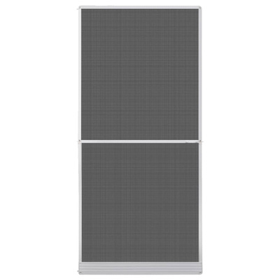 Moskitiera na drzwi na zawiasach, biała, 100 x 215 cm