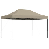 Składany namiot imprezowy typu pop-up, taupe, 440x292x315 cm