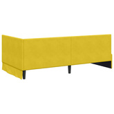 Rama Łóżka Narożnego z Materacem 2 szt. Żółty 90 x 200 cm