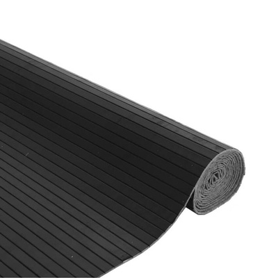 vidaXL Dywan prostokątny, szary, 80x500 cm, bambusowy