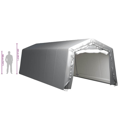 Namiot magazynowy, 300 x 900 cm, stal, szary