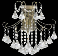Lampa ścienna kinkiet kryształowy BARCELONA 1x60W E27 złoty