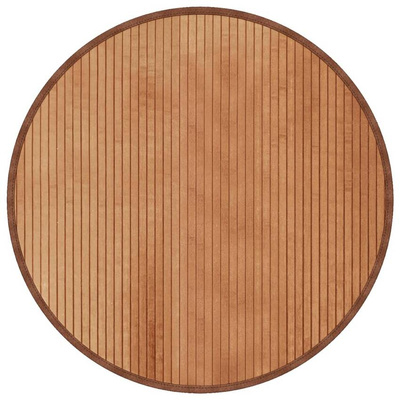 vidaXL Dywan okrągły, naturalny, 80 cm, bambusowy