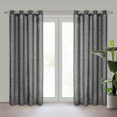 Zasłona Selma czarna 135x250