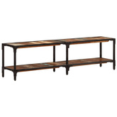 vidaXL Szafka pod TV, 150x30x41 cm, lite drewno odzyskane