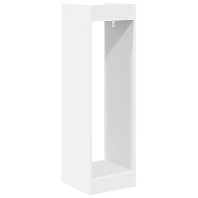 Stojak na rośliny Biały 30 x 30 x 100 cm Drewno inżynieryjne