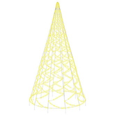 vidaXL Choinka do montażu na maszcie, 3000 ciepłych białych LED, 800cm