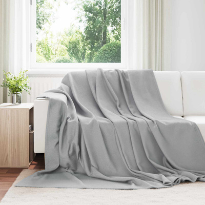 Koce narzutowe 6 pcs Szary 270 x 240 cm Polar