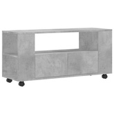 vidaXL Szafka pod TV, szarość betonu, 102x34,5x43 cm
