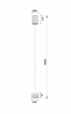 Lampa wisząca QUIBERON 6039-108