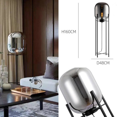 LAMPA STOJĄCA 160CM DYMIONY KLOSZ