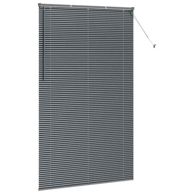 Żaluzje weneckie Ciemnoszary 220 x 135 cm Aluminium