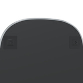 vidaXL Lustro ścienne, srebrne, 70x45 cm