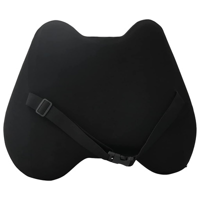 Poduszka pod plecy Czarny Pianka z pamięcią 40 x 32 x 13 cm