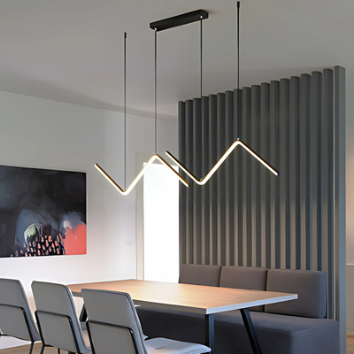 Lampa wisząca Abigali MontBlanc 26W liniowa 90cm nowoczesna czarny