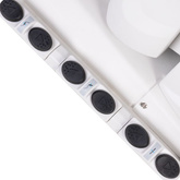 Fotel kosmetyczny elektr. Azzurro 708B Exclusive 4 siln. podgrzewany 134887