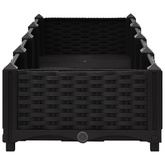 Donica do podniesionej rabaty, 160x40x23 cm, polipropylen