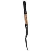 Łopata Czarny 68,5 cm Stal Powlekana i Lite Drewno