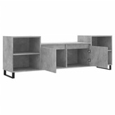 vidaXL Szafka pod TV, szarość betonu, 160x35x55 cm