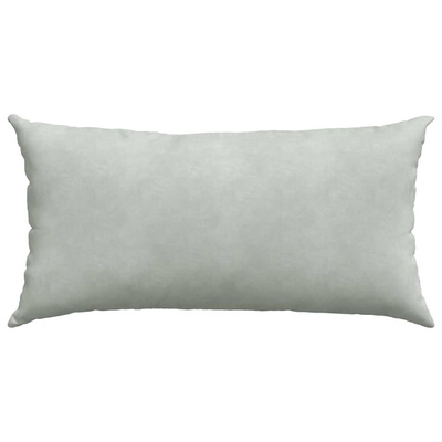 Poduszki na sofę 2 pcs Jasnoszary 80 x 40 cm Tkanina sztruksowa