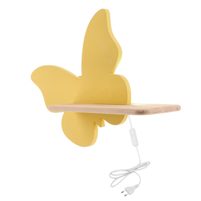Lampa kinkiet półeczka 5W LED 4000K IQ Kids Butterfly złoty 21-85153